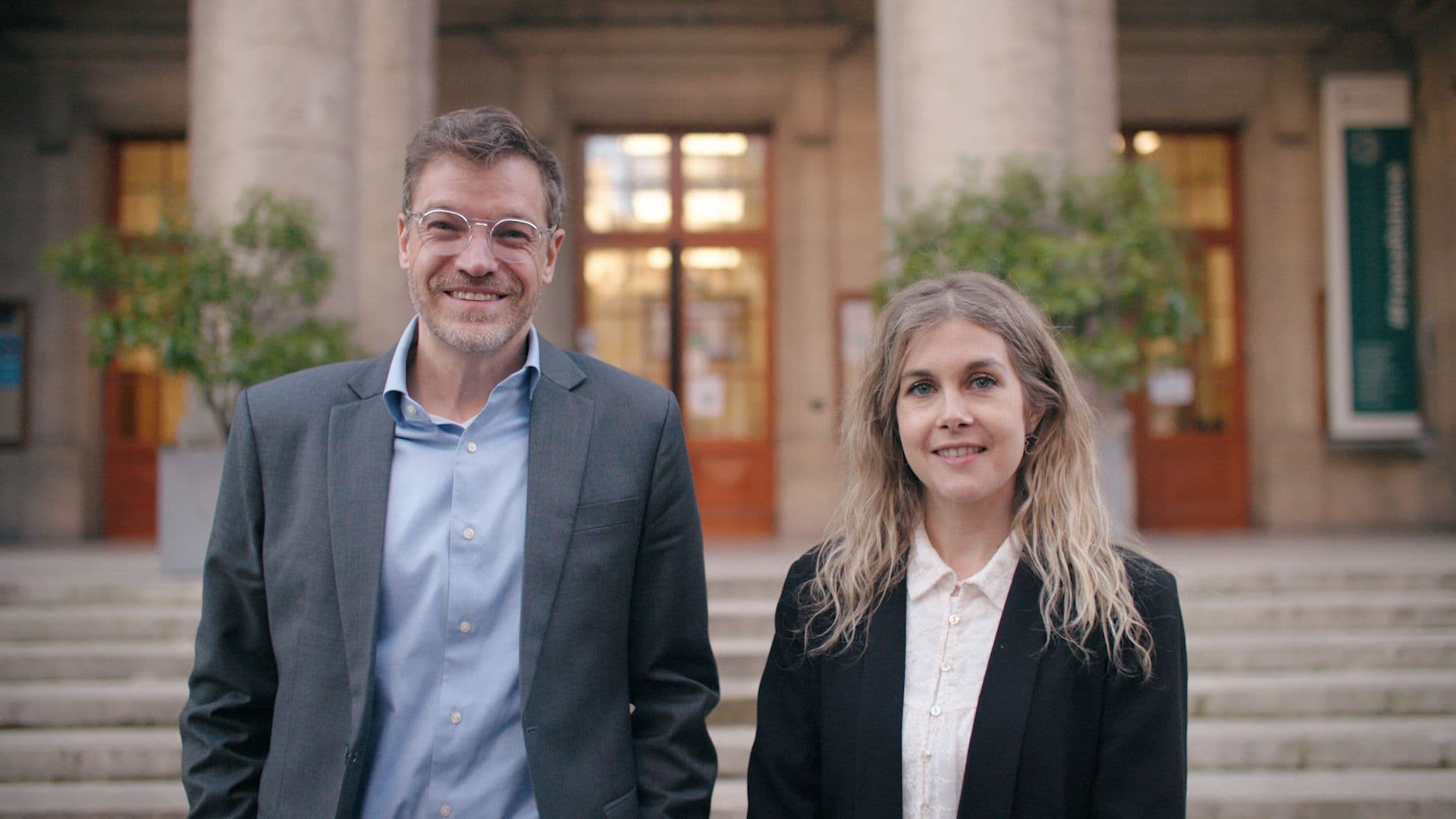 Marta Redrado-Domingo et Gilles Gasser, chercheurs à l’Institute of Chemistry for Life and Health Sciences à Paris.